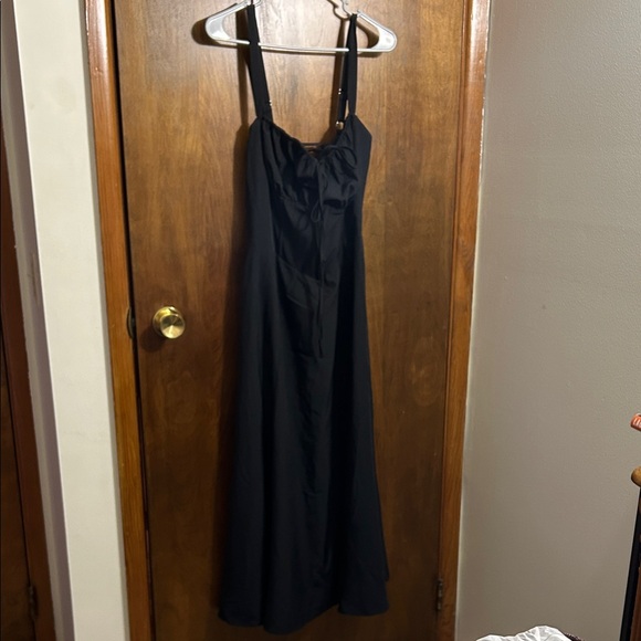 marthea Dresses & Skirts - Marthea Chic Black Maxi Dress Corset Style